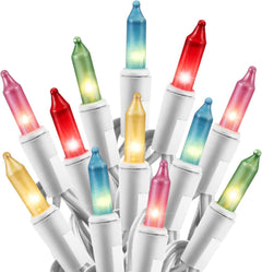 Easter Mini String Lights, 26.5 FT, 100 Count, Plug-in, Multicolored