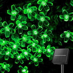 Solar Flower Lights - 60 LED, Waterproof, Christmas