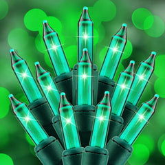 St. Patrick Mini String Lights - 50 Count, 12 FT, Green