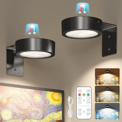 Magnetic Picture Lights - 2/3 Pack, Remote Control, Dimmable