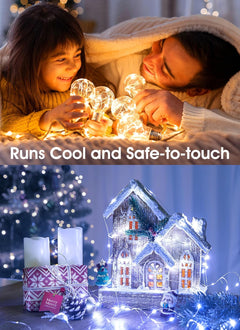 Battery Operated Fairy Lights - 6 Pack, 7 FT, 20 LED, Waterproof