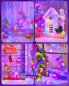 Color Changing Fairy Lights, 10FT 100 LED with Remote