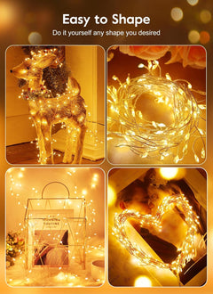 USB Twinkle Fairy Lights - 5 FT, 100 LEDs, Remote Control