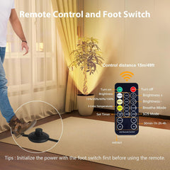 LED Spotlights - 4 Pack with Remote, Timer, and Dimmable Features