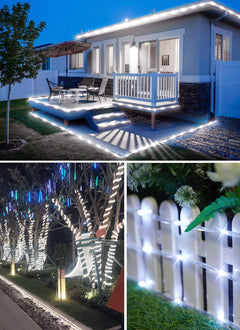 Solar Rope Lights - 39FT, 100LED Outdoor Solar String Lights