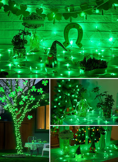 St. Patrick Mini String Lights - 39 FT, 100 LED, Waterproof