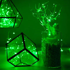 St. Patrick's Day LED Fairy Lights - 12 Pack, 7 FT, Waterproof
