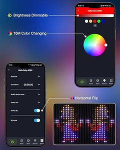 Smart Curtain String Lights - 900 LED App Controlled, DIY Patterns, Music Sync