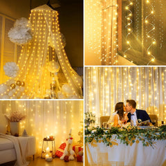 300 LED Dimmable Fairy Lights with Remote, Timer & USB Power