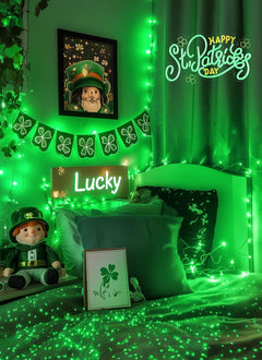 St. Patrick Mini String Lights - 39 FT, 100 LED, Waterproof