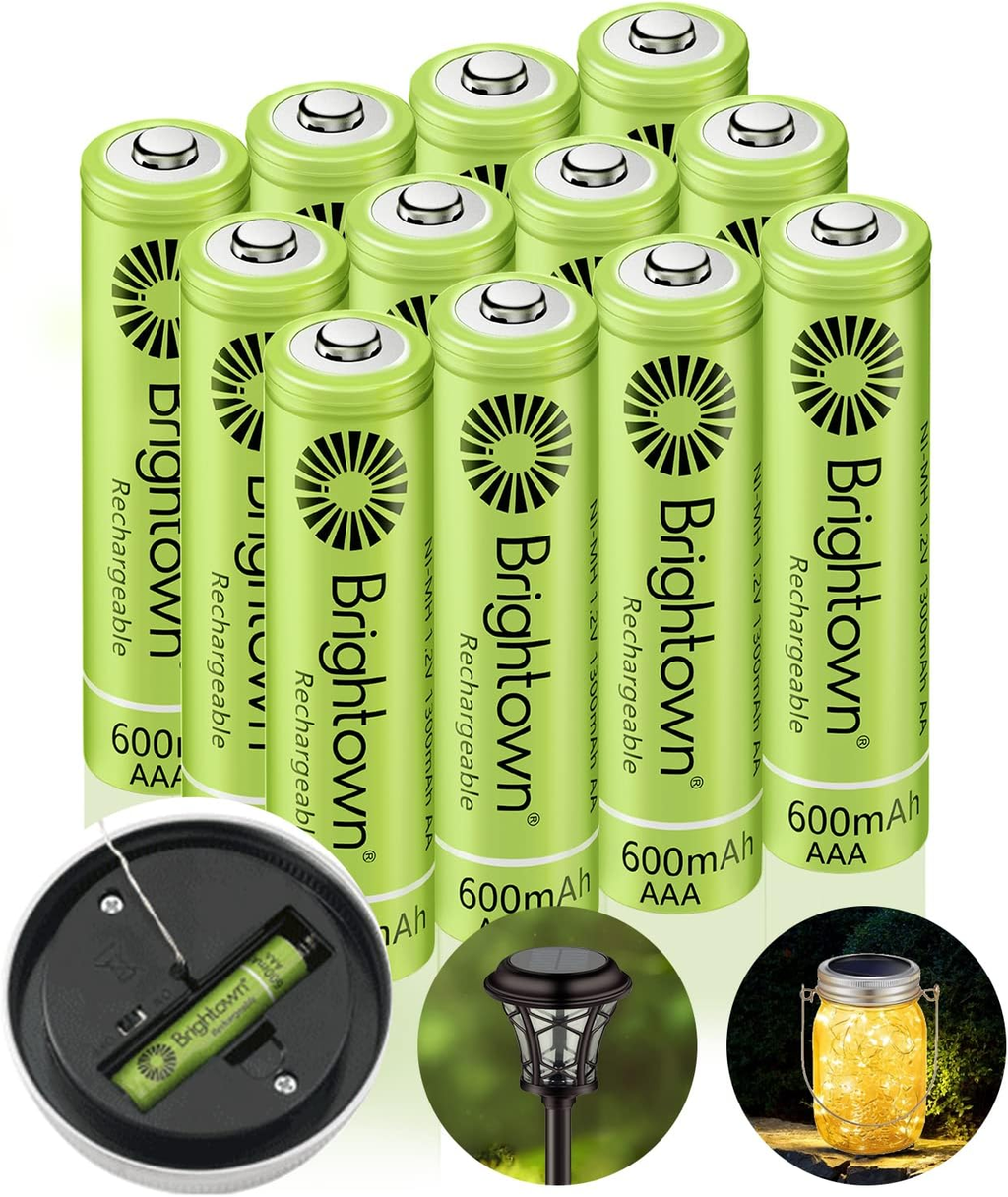 12 Count / 600mAh / AAA Battery
