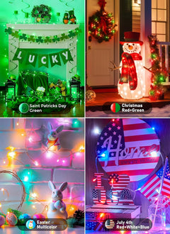 33FT Color Changing String Lights - 100 LED with Remote