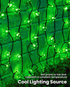 Solar Flower Lights - 60 LED, Waterproof, Christmas