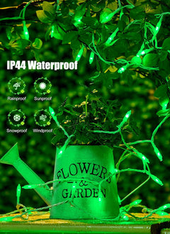 St. Patrick's Day Green String Lights - 39 FT, 100 LED, USB Operated