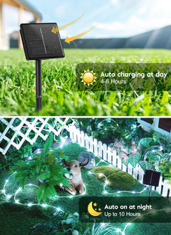 Solar Rope Lights - 39FT, 100LED Outdoor Solar String Lights
