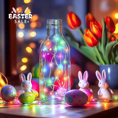 Battery Operated Fairy Lights, 5 Pack, 7 FT, 20 LED with Timer