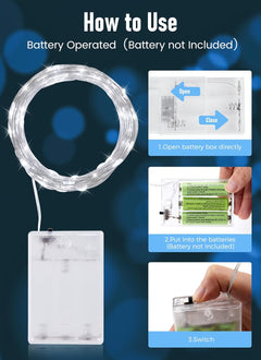 Battery Operated Fairy Lights - 33FT 100 LED Variants