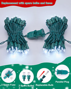 14 Feet 50LEDs F5 Pure White Mini String Lights