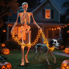 Halloween Orange String Lights - 10ft Battery Operated, 8 Modes, Waterproof - Indoor/Outdoor Decor