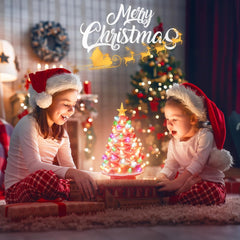 13 Inch Ceramic Valentine's Day Tree - Pre-lit with LED Lights