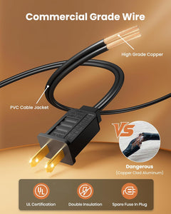 109FT Plug In G40 50 LED Bulbs String Lights for Patio Garden Cafe Wedding Deck