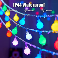 21FT 60 LED Battery Operated Globe Fairy Lights with Remote, 20+ Color Modes, RGB (Red, Green, Blue)