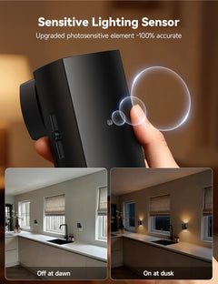 2 Pack Night Lights Plug into Wall, Modern Night Light with Rotating Plug, Dusk to Dawn Sensor, 0-100LM Stepless Dimming Aora Night Light for Hallway Bedroom Bathroom, Soft White