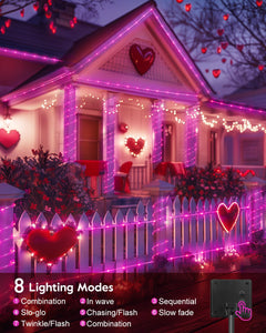 Solar Rope Lights - 39 FT, 100 LED, Waterproof, Multicolor