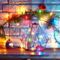 2Pack Fairy Lights Plug in - 40FT 120 LED Waterproof String Lights