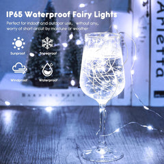 6 Pack Fairy Lights with Timer - 7ft Waterproof String Lights