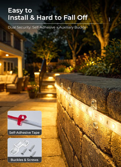 66Ft 640 LED Solar Powered String Lights Outdoor for Garden Yard Patio Party Decor, Warm White