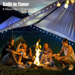 Star String Lights - 17 FT, 50 LED, Multicolor, Battery Operated