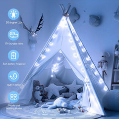 Crystal Globe String Lights - 17ft, 30 LED Battery Operated