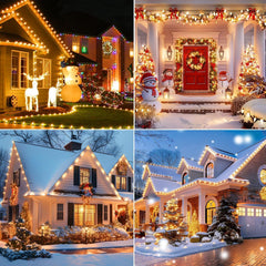 66ft Plug-in 100 C9 Strawberry LED Christmas String Lights with Green Wire, Warm White