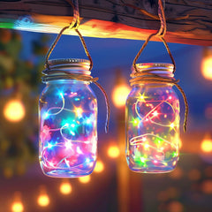 2Pack Fairy Lights Plug in - 40FT 120 LED Waterproof String Lights