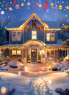 100FT C7 100 Bulbs LED Warm White Christmas Lights Outdoor for Christmas Tree Roofline Xmas