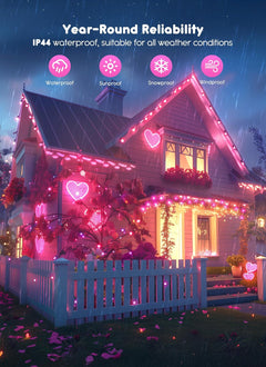 33ft Battery Operated Fairy Lights with Remote, Waterproof & Dimmable