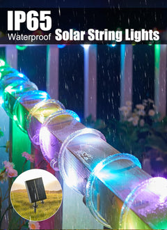 Solar Rope Lights - 39 FT, 100 LED, Waterproof, Multicolor