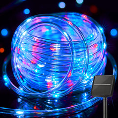 Solar Rope Lights - 39 FT, 100 LED, Waterproof, Multicolor