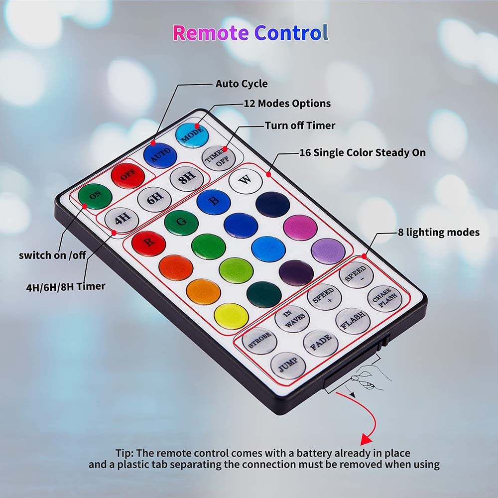 4 Feet / 80 LED / Remote