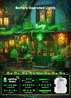 33ft Battery Operated Fairy Lights with Remote, Waterproof & Dimmable