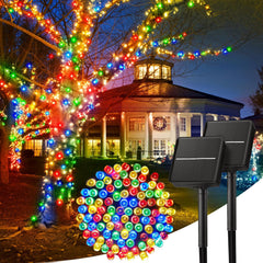 Solar String Lights - 40 FT, 100 LED, Waterproof, Multicolor