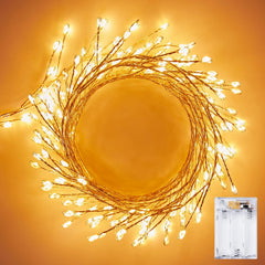 Battery Operated Fairy Lights - 2 Pack, 10 FT, 120 LEDs, Waterproof