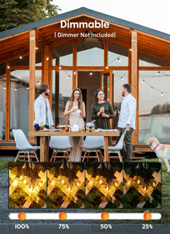 G40 1W 120V Globe LED Light Bulbs, Warm White