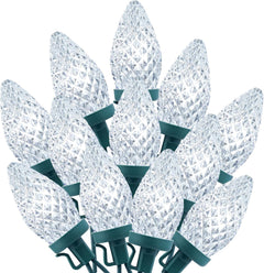 66 FT C9 LED String Lights - 100 Strawberry-Shaped LEDs