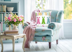 Easter Pillow Covers - Set of 4, 18x18 Inches