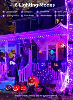 66FT 200 LED String Lights - Waterproof Fairy Lights with 8 Modes