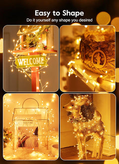 Battery Operated Fairy Lights - 5ft 60 LEDs, Remote