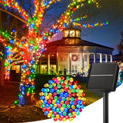 Solar String Lights - 40 FT, 100 LED, Waterproof, Multicolor