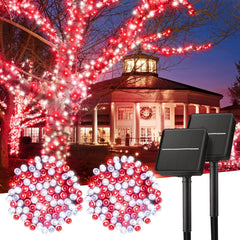 Solar String Lights - 40 FT, 100 LED, Waterproof, Multicolor